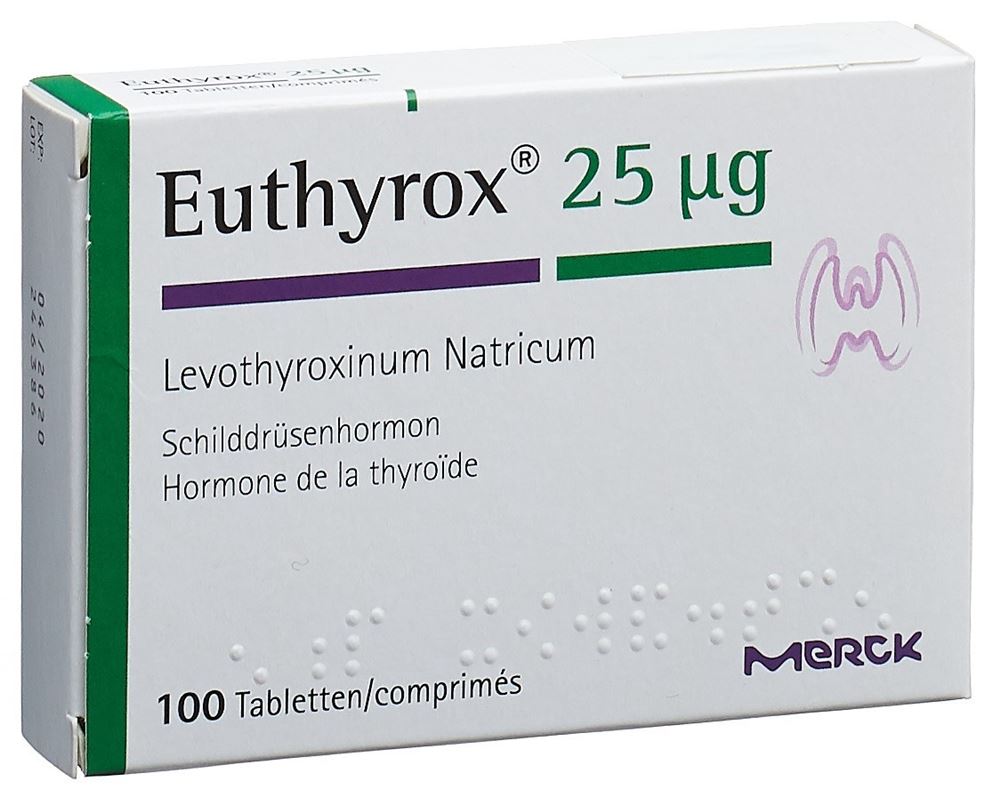 EUTHYROX 25 cpr 25 mcg 100 pce