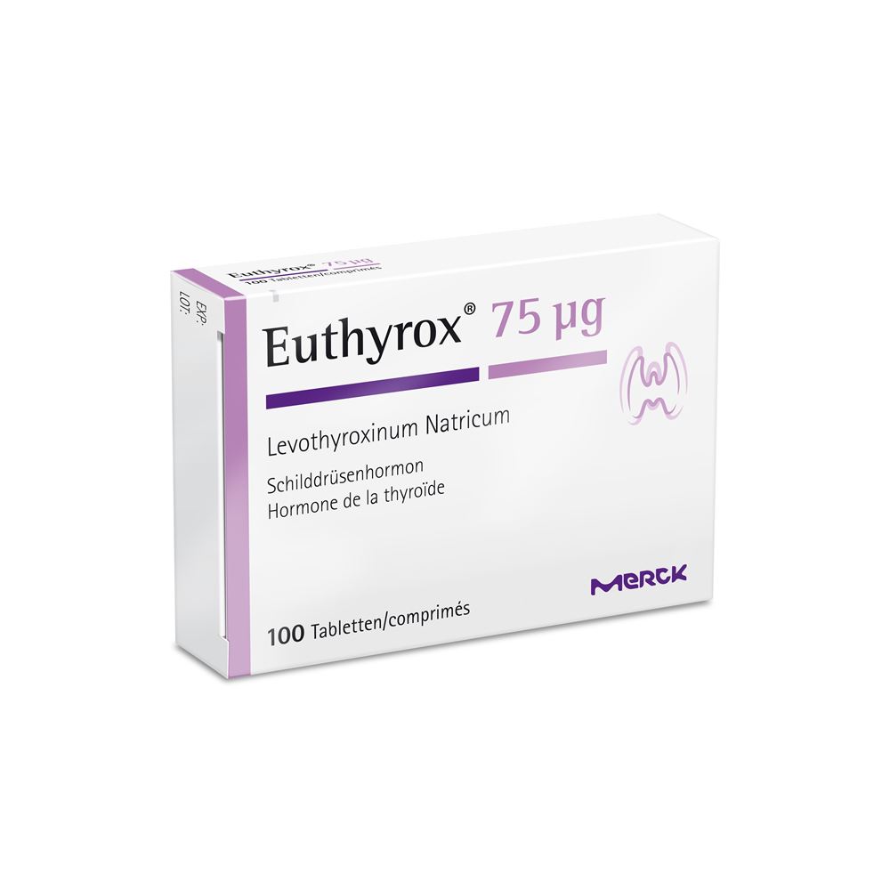 EUTHYROX 75 cpr 75 mcg 100 pce