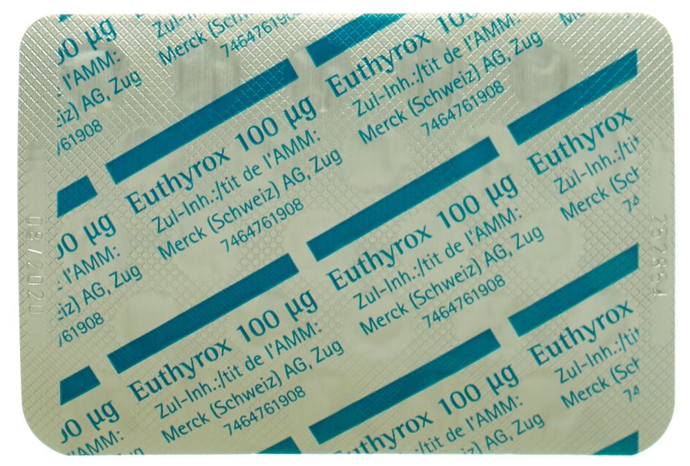 EUTHYROX 100 cpr 100 mcg 100 pce