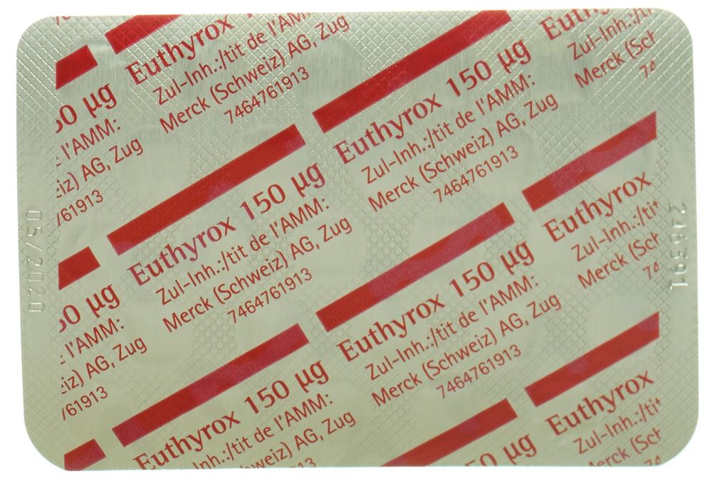 EUTHYROX 150 cpr 150 mcg 100 pce