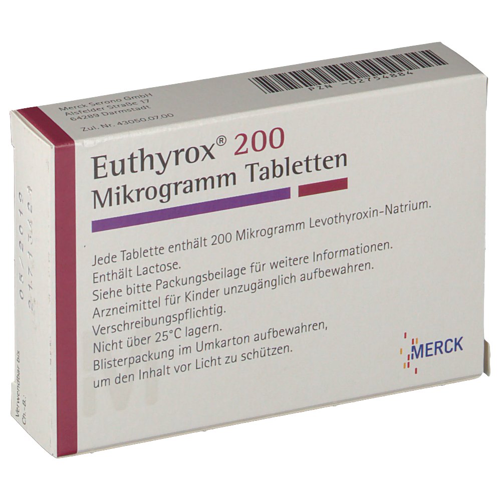 EUTHYROX 200 cpr 200 mcg 100 pce