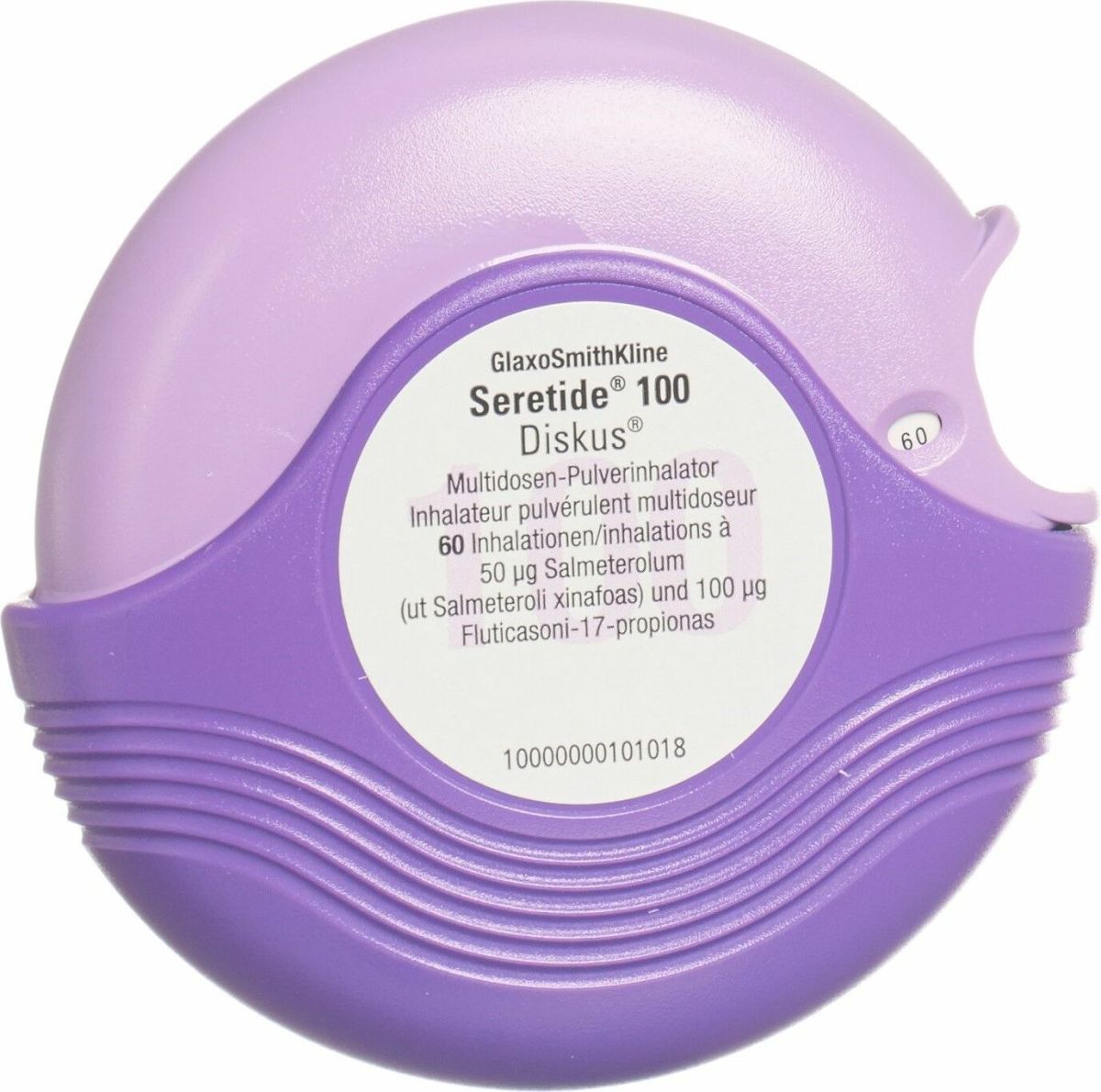 SERETIDE 100 Diskus pdr inh 60 dos