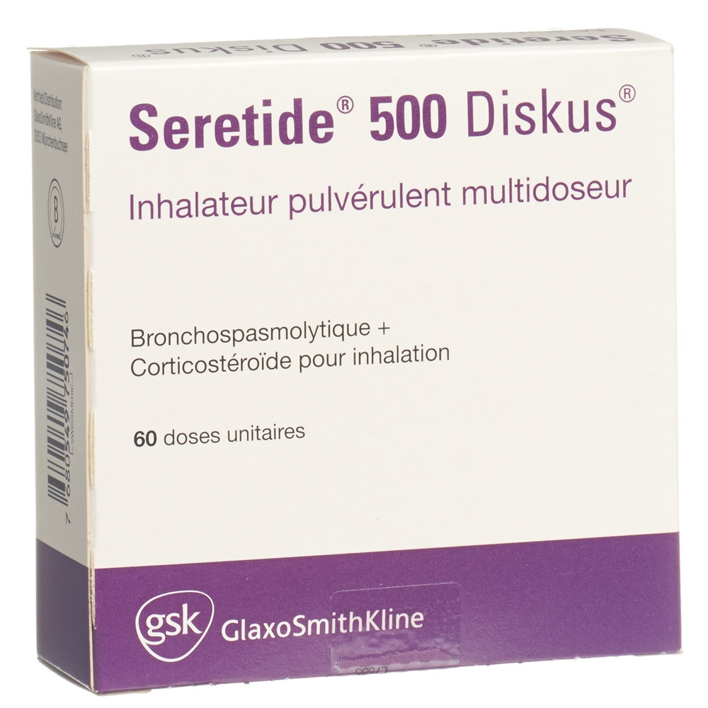 Seretide Diskus 500, Multidosen-Pulverinhalator