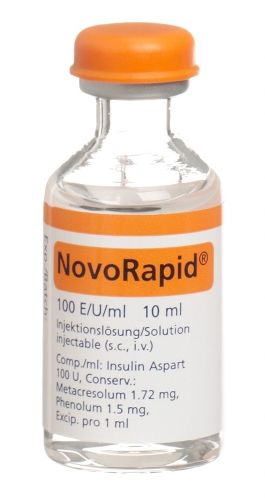 Insulin NovoNordisk NovoRapid, Injektionslösung