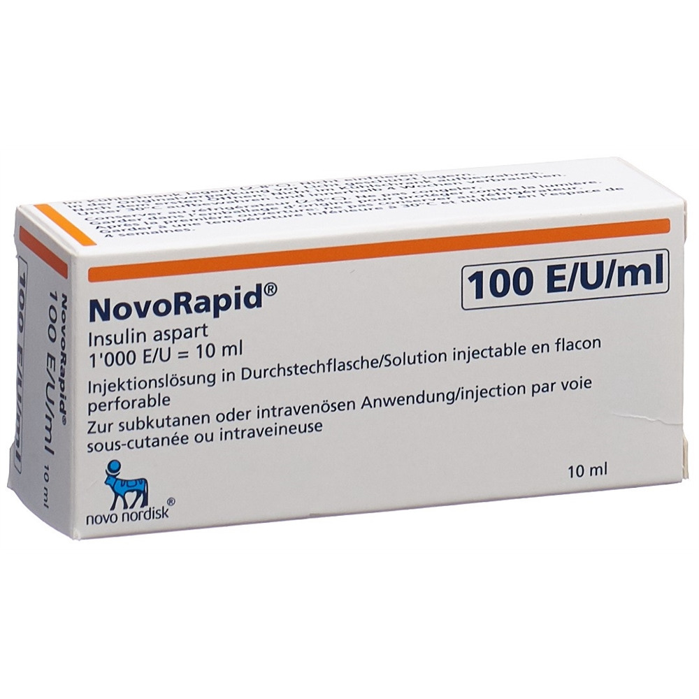 INSULINE NovoRapid flac 10 ml