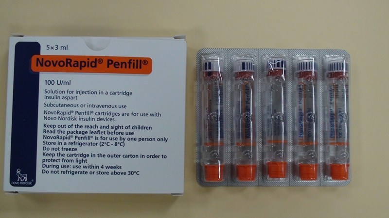 INSULINE NovoRapid Penfill 5 cartouche 3 ml