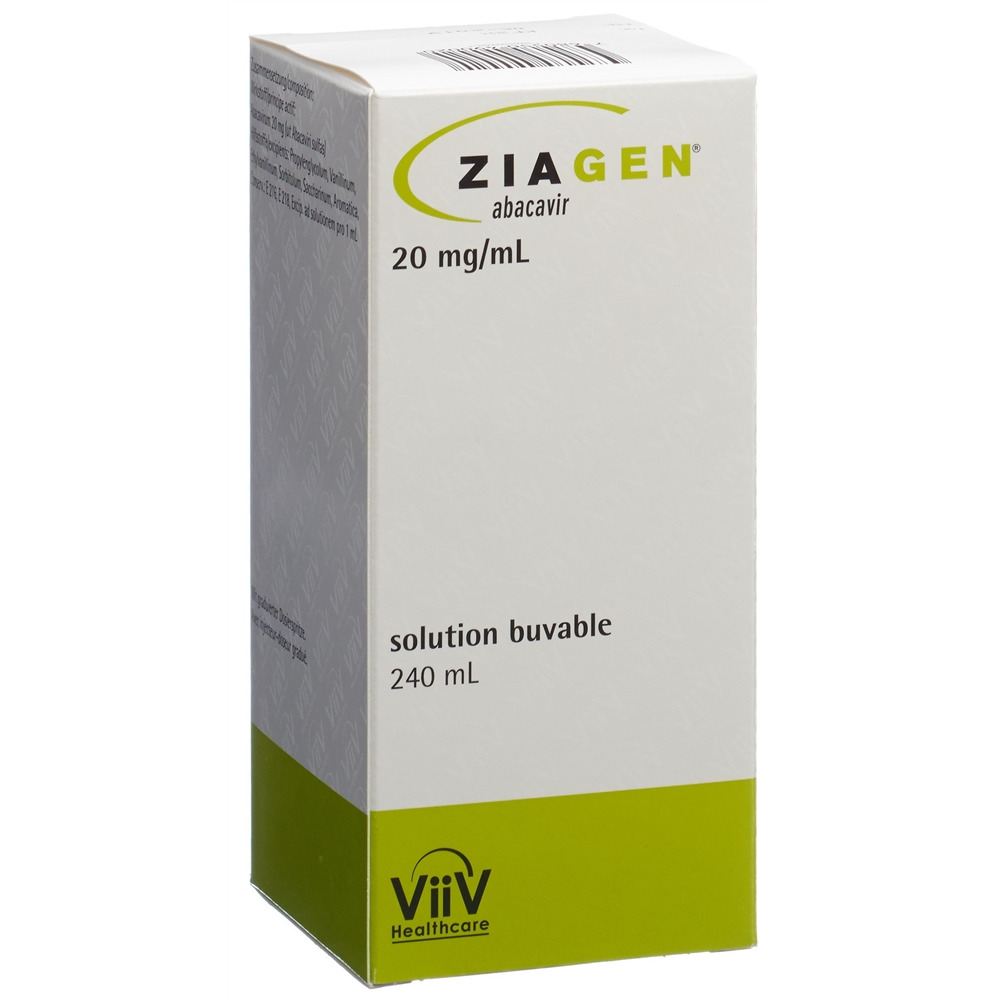 ZIAGEN sol buv 20 mg/ml fl 240 ml