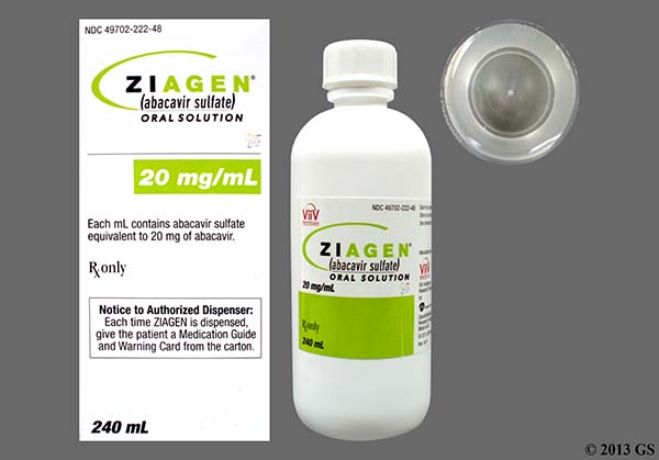 ZIAGEN sol buv 20 mg/ml fl 240 ml