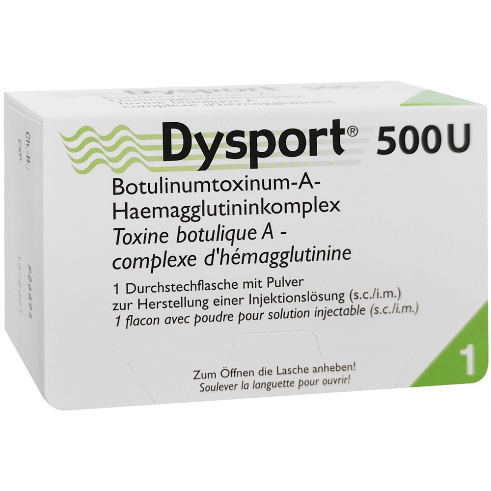 DYSPORT subst sèche 500 U flac