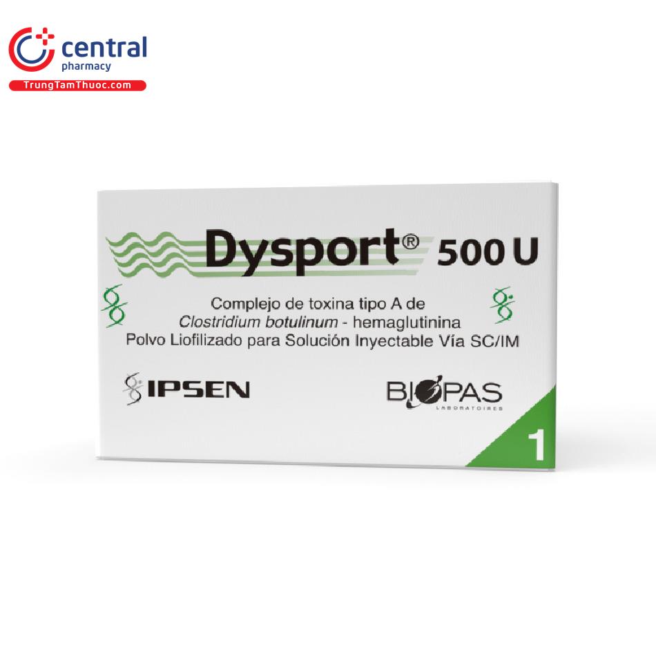 DYSPORT subst sèche 500 U flac