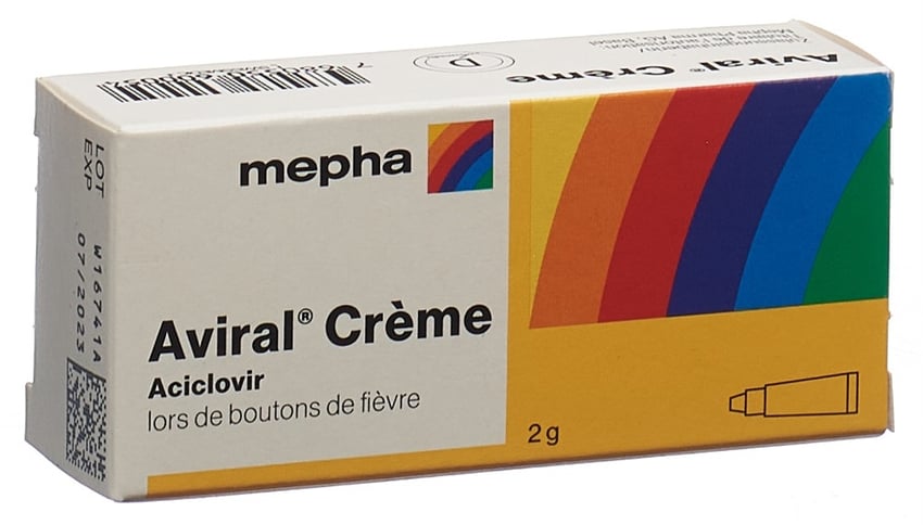 AVIRAL crème tb 2 g