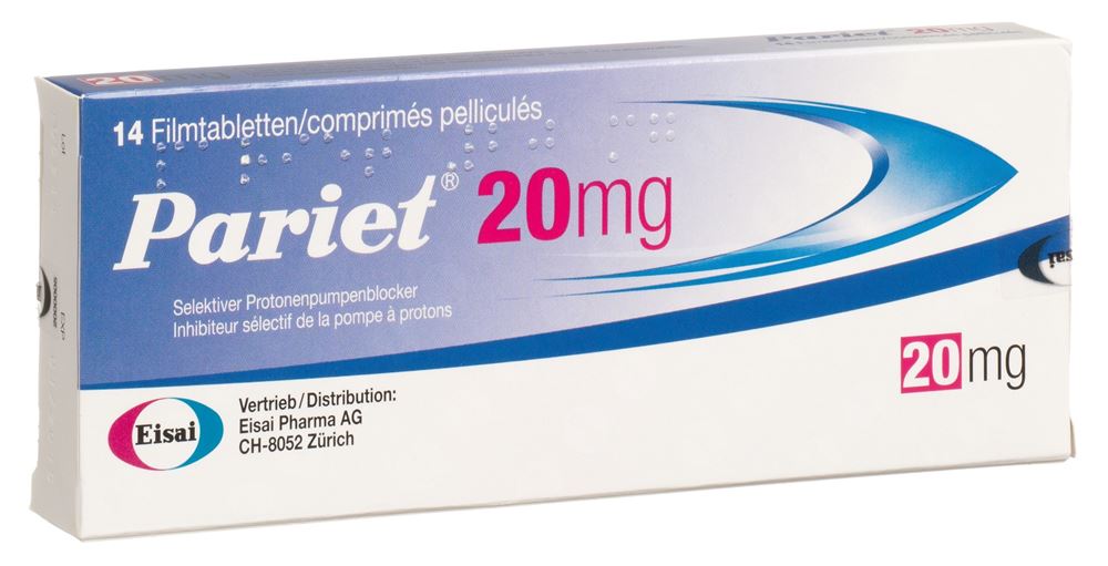 PARIET cpr pell 20 mg 14 pce