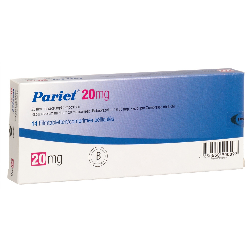 PARIET cpr pell 20 mg 14 pce