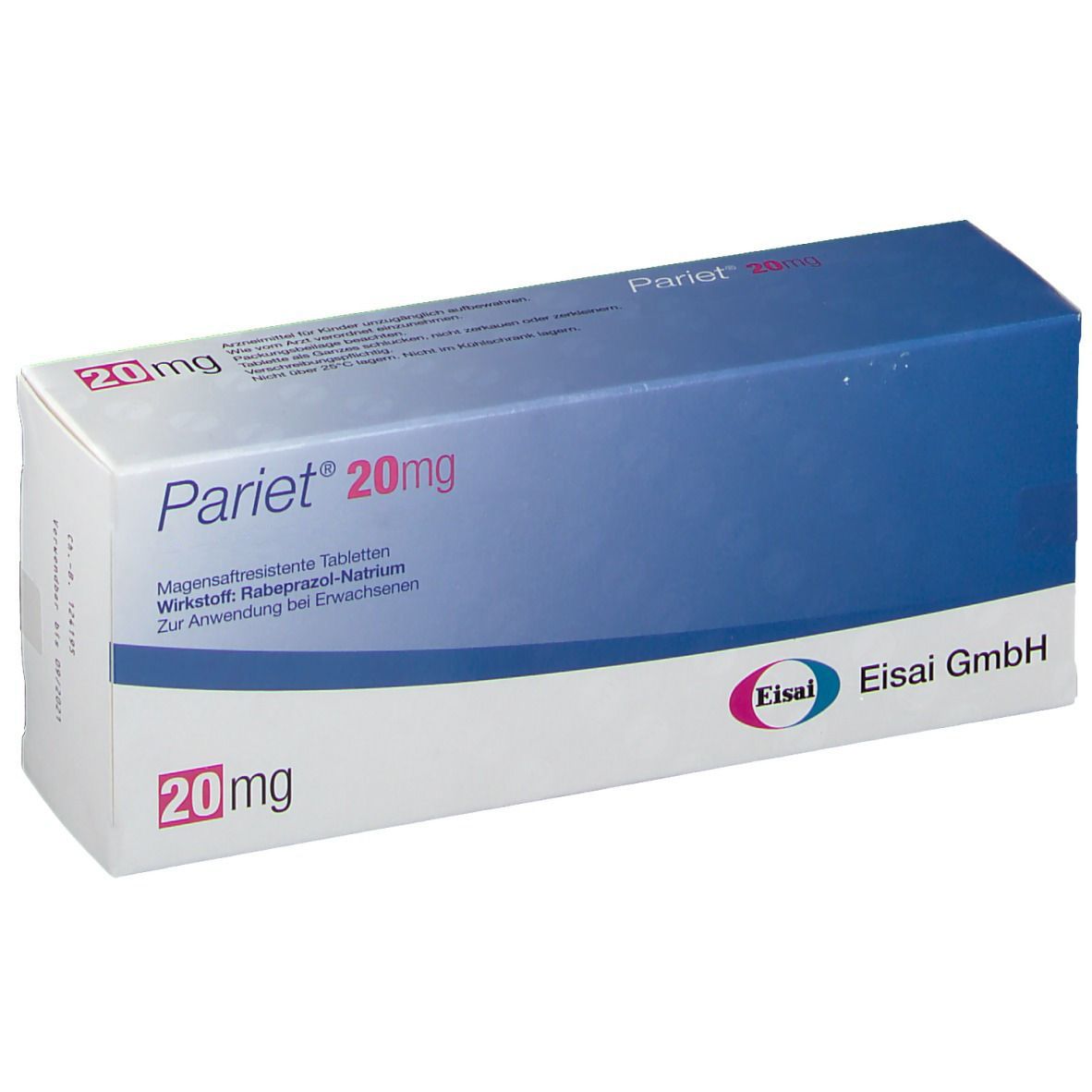 PARIET cpr pell 20 mg 56 pce