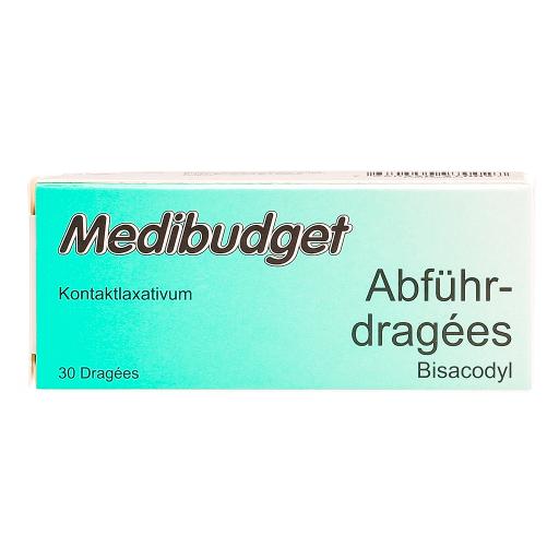 MEDIBUDGET dragée laxative bisacodyl 5 mg 30 pce