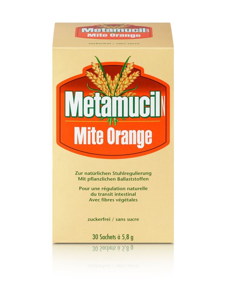 METAMUCIL N Mite pdr 5.8 g orange 30 sach 5.8 g