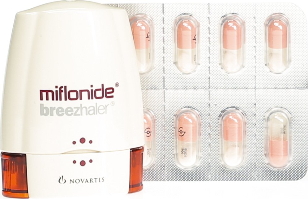MIFLONIDE Breezhaler caps inh 200 mcg 60 pce