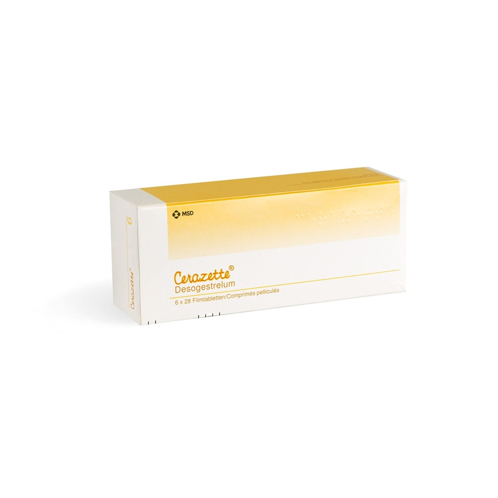 CERAZETTE cpr pell 0.075 mg 6 x 28 pce