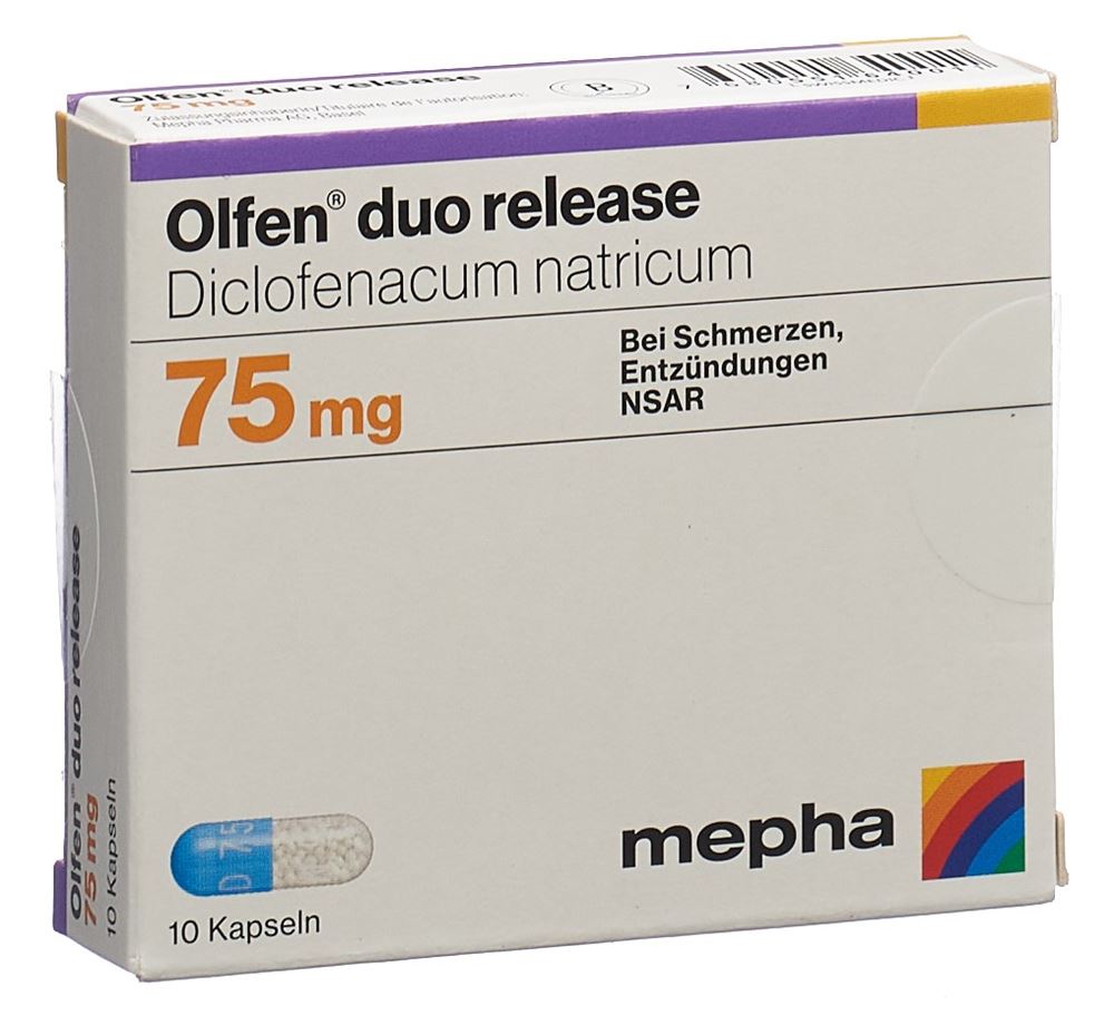 OLFEN duo release caps 75 mg 10 pce