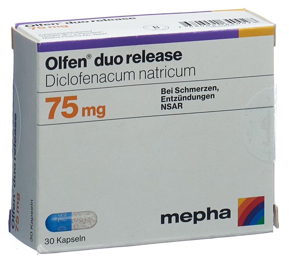 OLFEN duo release caps 75 mg 30 pce