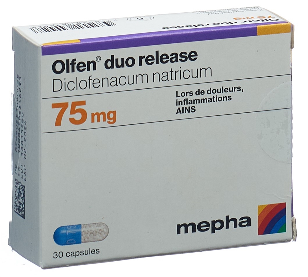 OLFEN duo release caps 75 mg 30 pce