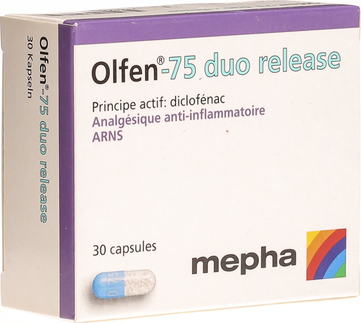 OLFEN duo release caps 75 mg 30 pce