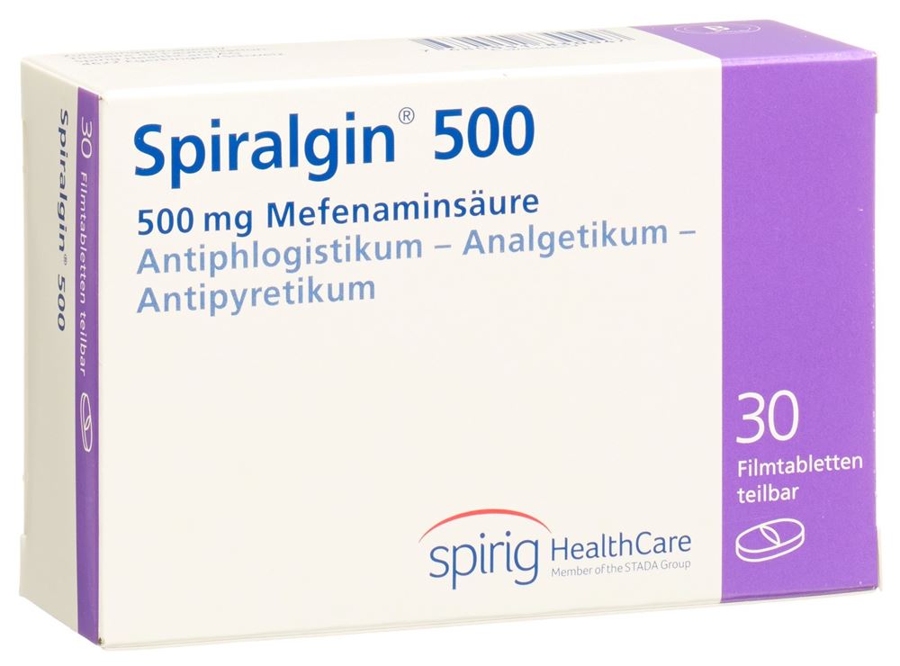 Spiralgin 500, Filmtabletten (teilbar)
