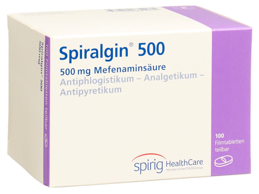 Spiralgin 500, Filmtabletten (teilbar)