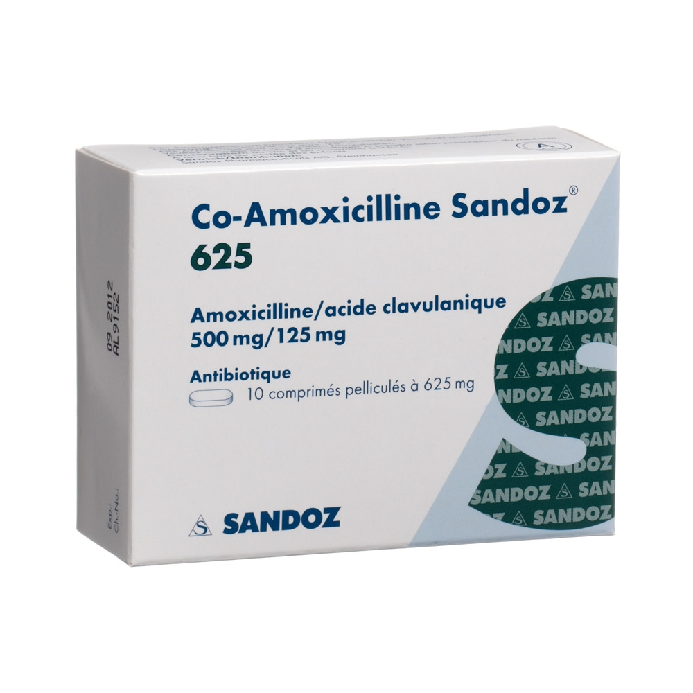 Co-Amoxicillin Sandoz 625, Filmtabletten