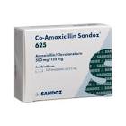 CO-AMOXICILLINE Sandoz cpr pell 625 mg 10 pce
