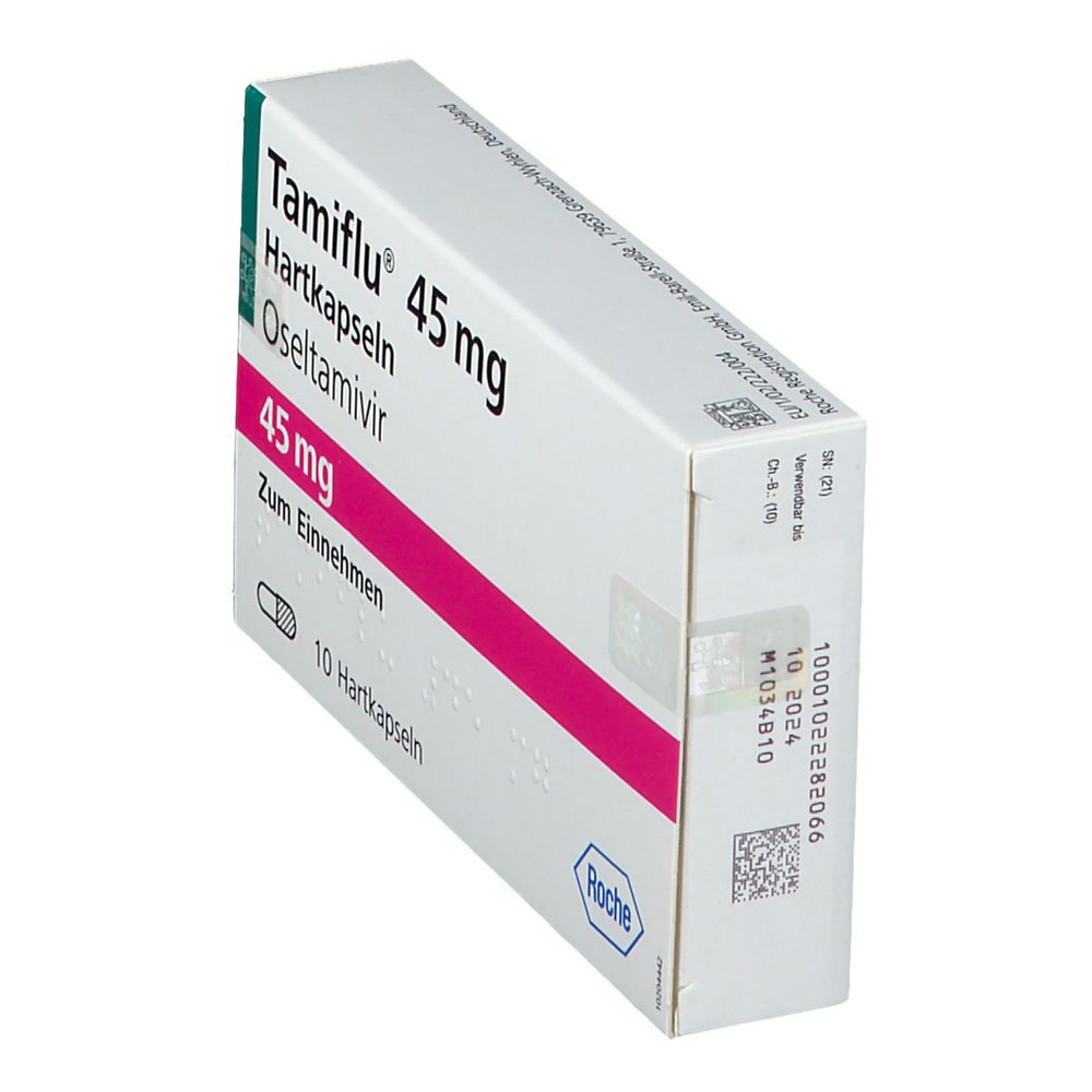 TAMIFLU gél 45 mg 10 pce