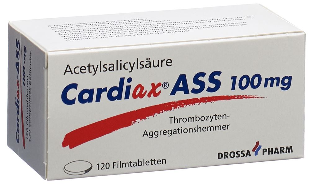 CARDIAX ASS cpr pell 100 mg 120 pce