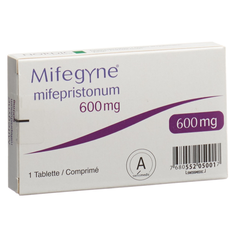 Mifegyne 600 mg, Tabletten