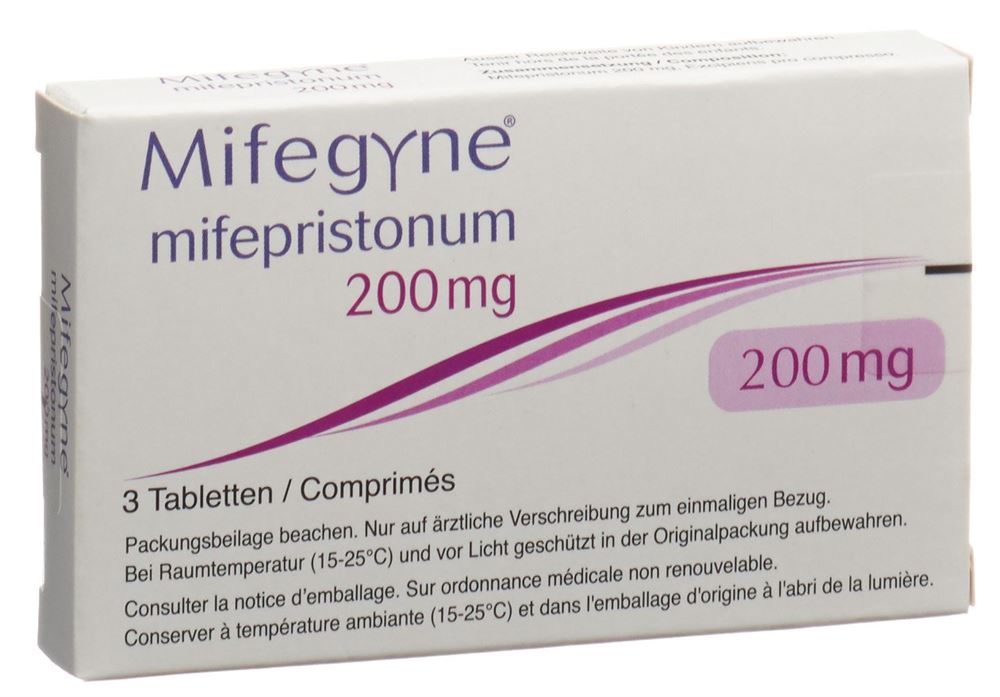 MIFEGYNE cpr 200 mg 3 pce