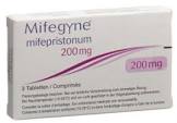 MIFEGYNE cpr 200 mg 3 pce