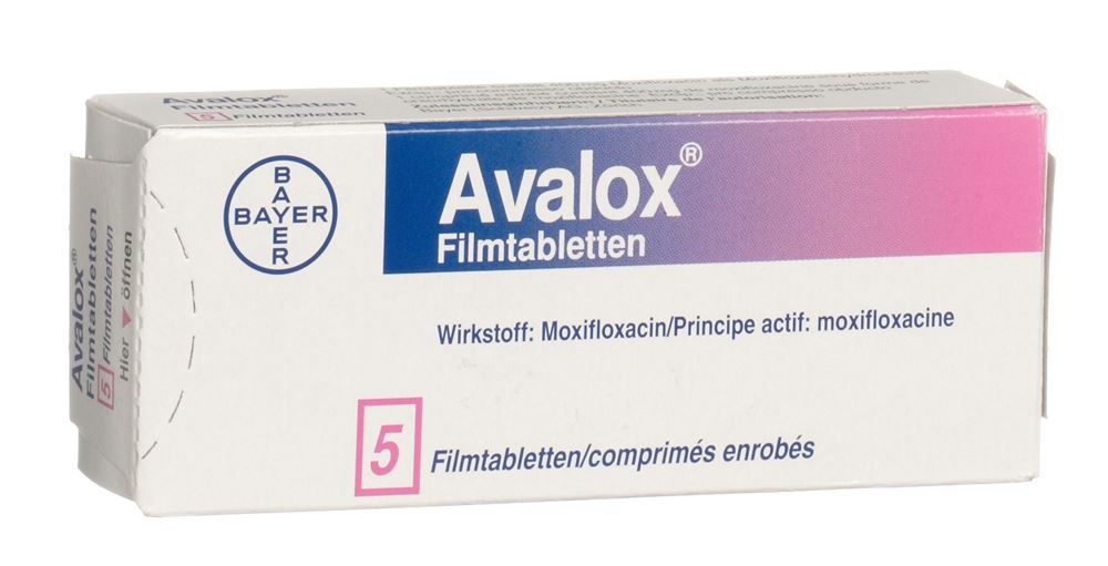 AVALOX cpr pell 400 mg 5 pce