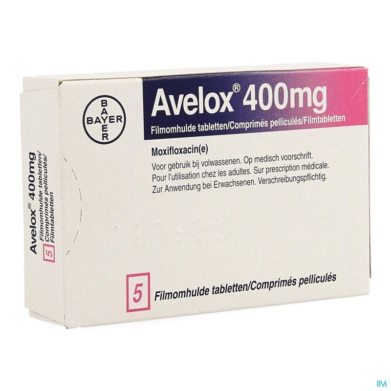 AVALOX cpr pell 400 mg 5 pce