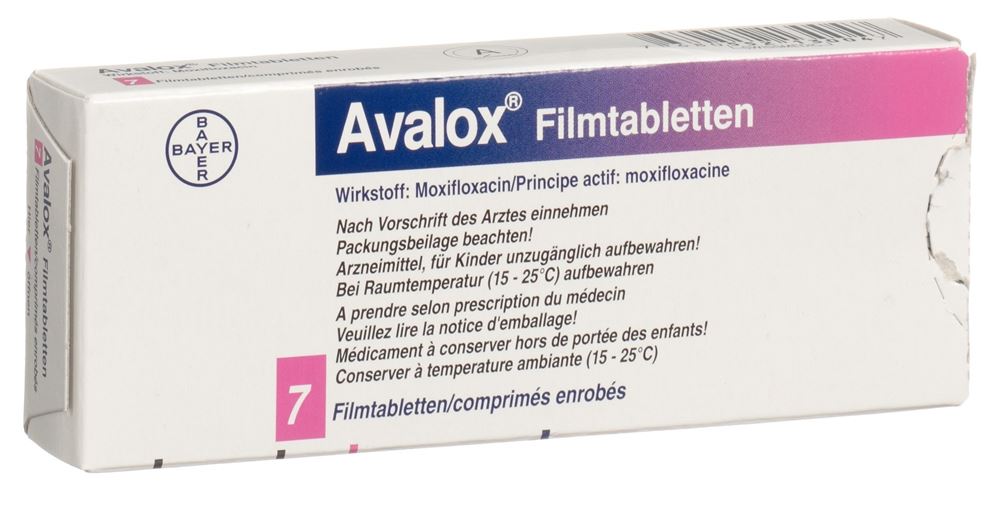 AVALOX cpr pell 400 mg 7 pce