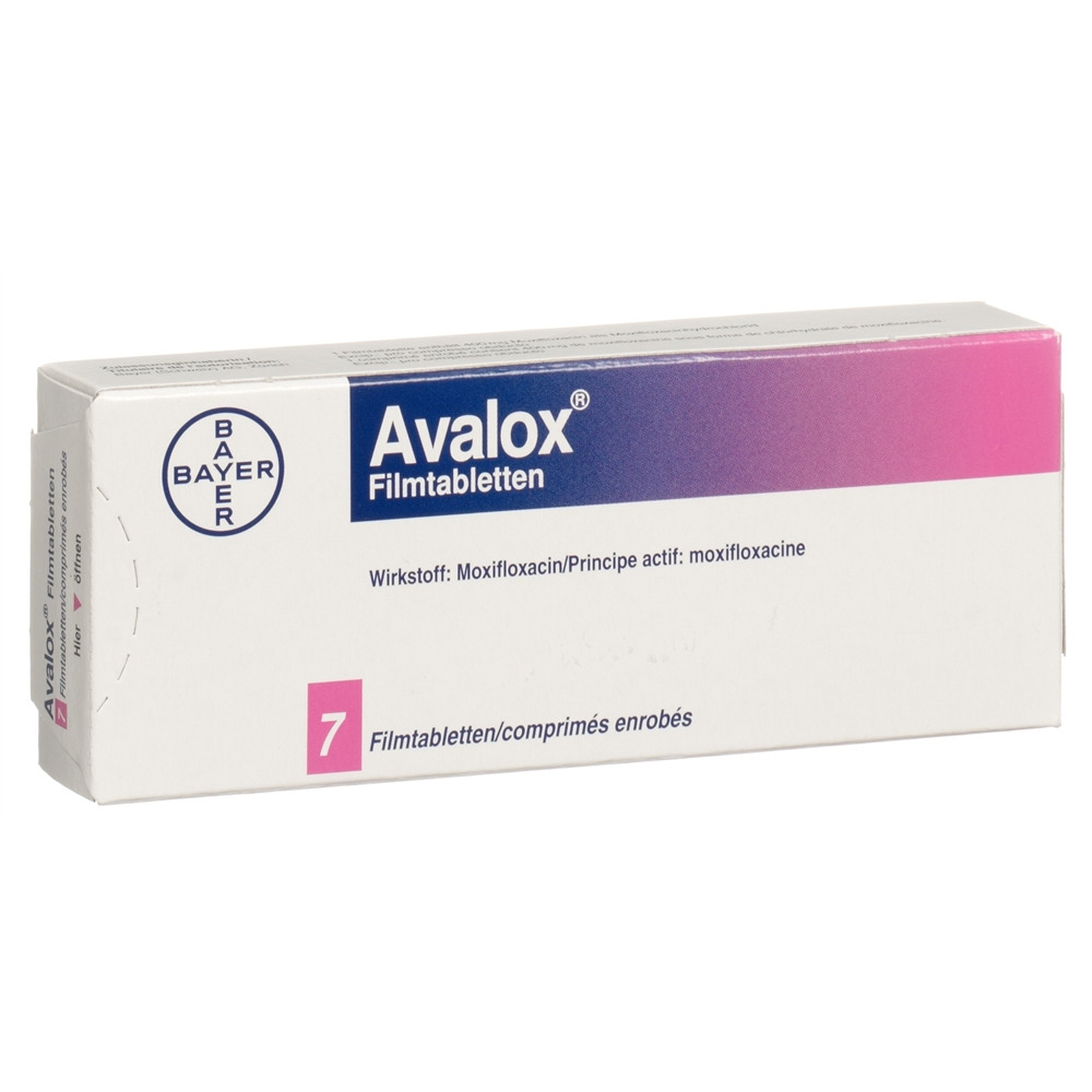 AVALOX cpr pell 400 mg 7 pce