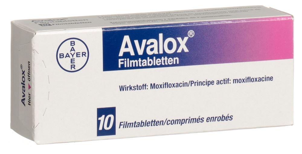 AVALOX cpr pell 400 mg 10 pce