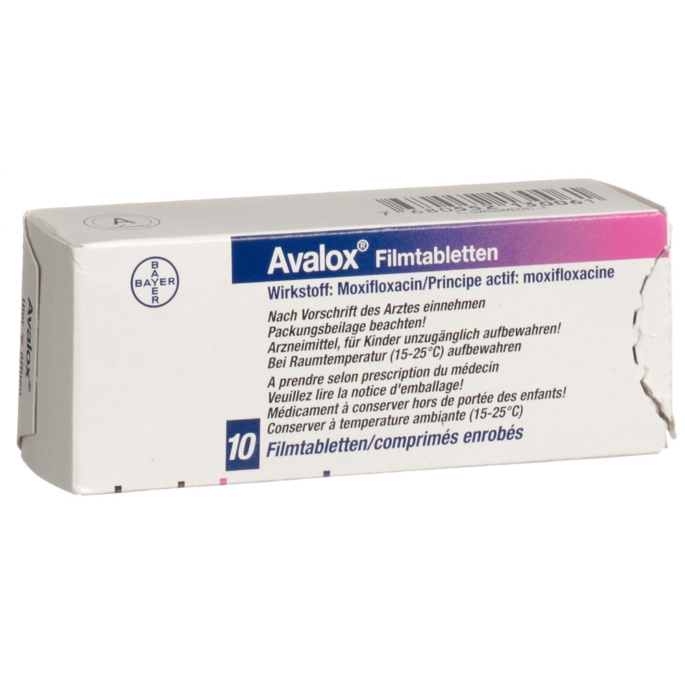 AVALOX cpr pell 400 mg 10 pce