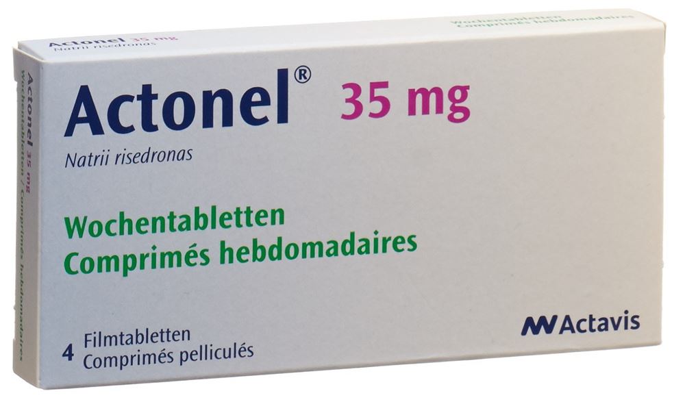 ACTONEL comprimés hebdomadai cpr pell 35 mg 4 pce