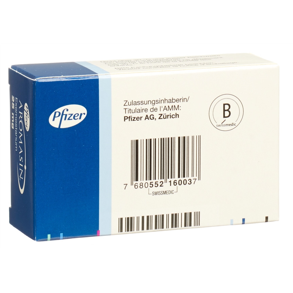 Aromasin 25 mg, überzogene Tabletten