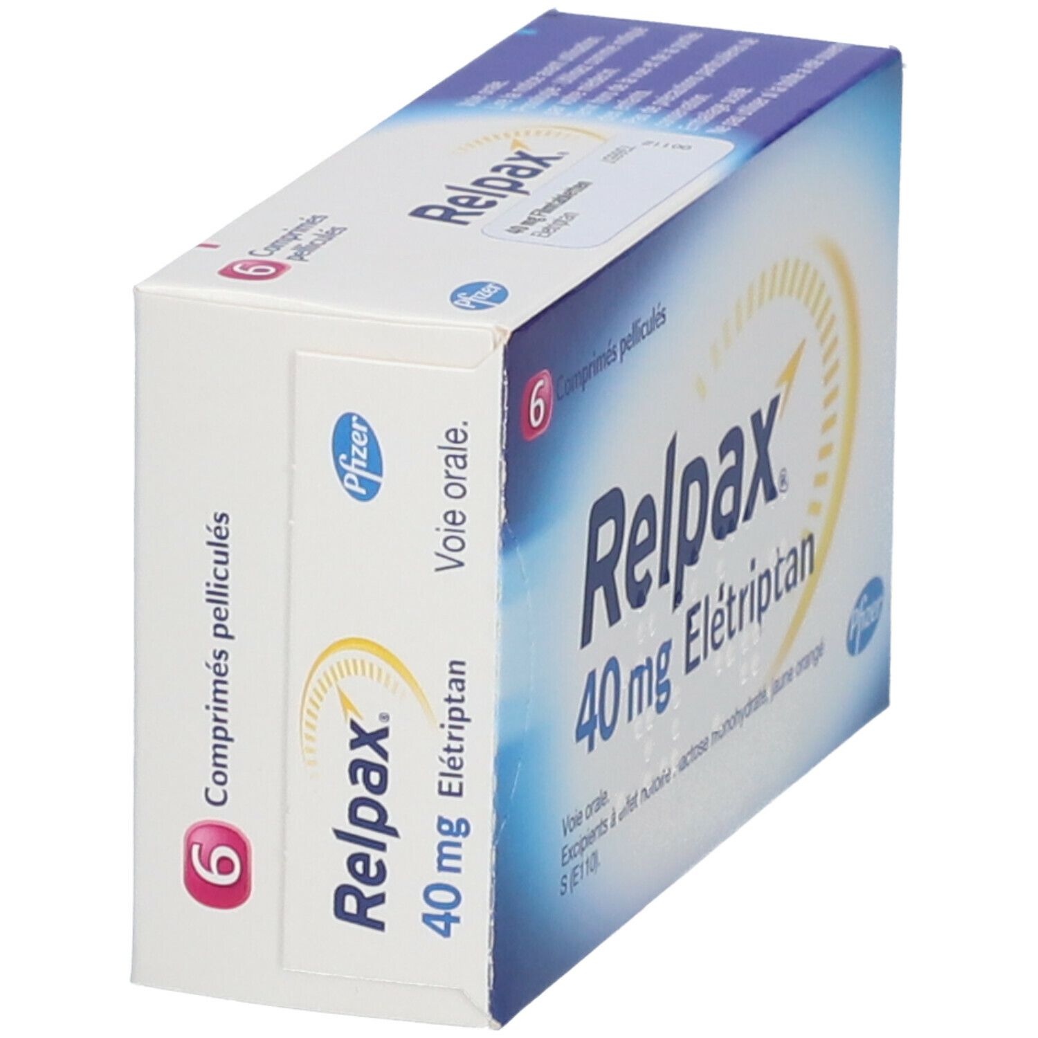 RELPAX cpr pell 40 mg 6 pce