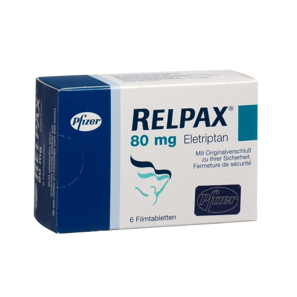 RELPAX cpr pell 80 mg 6 pce