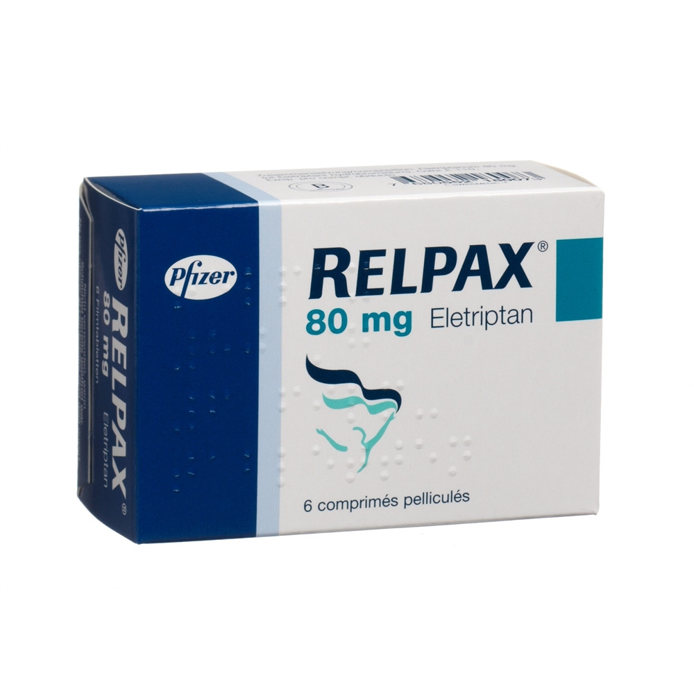 RELPAX cpr pell 80 mg 6 pce