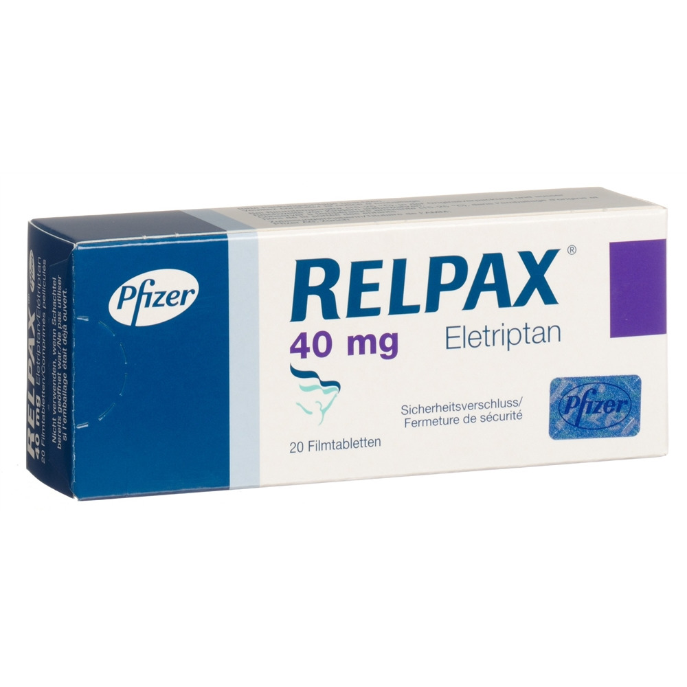 RELPAX cpr pell 40 mg 20 pce