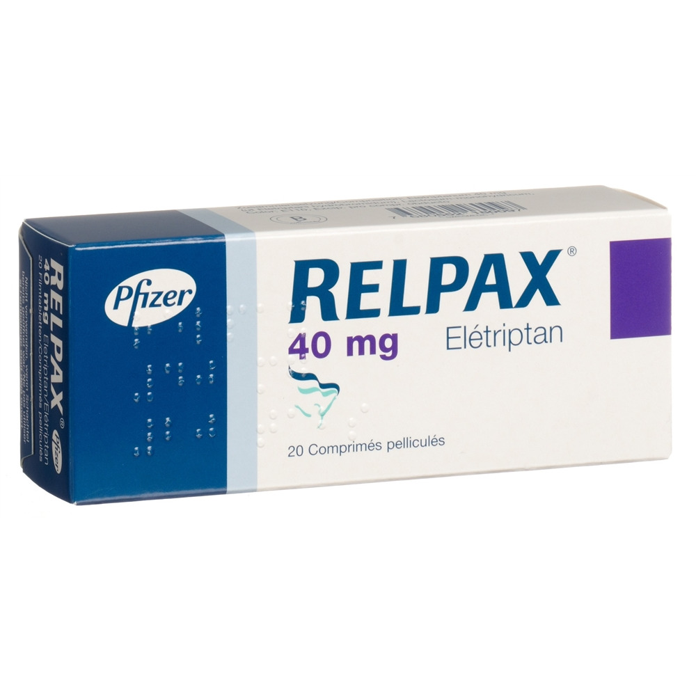 RELPAX cpr pell 40 mg 20 pce