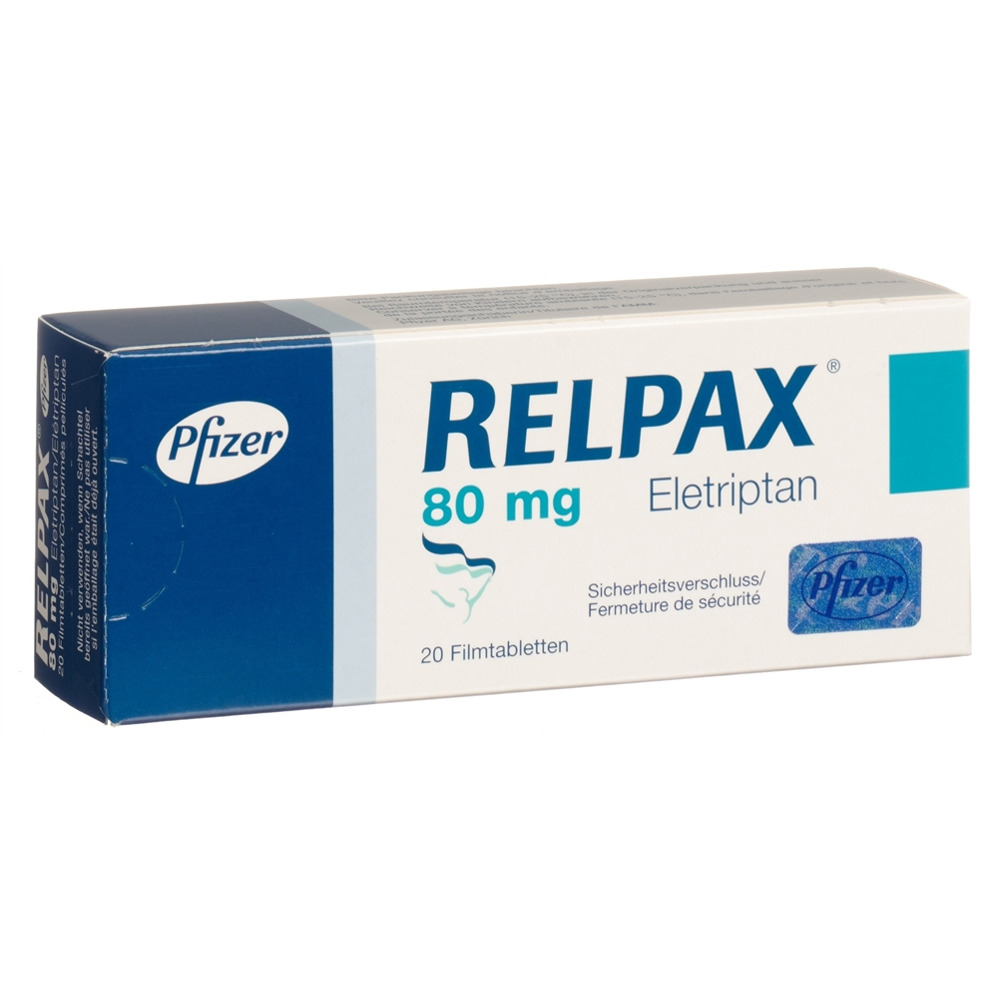 RELPAX cpr pell 80 mg 20 pce