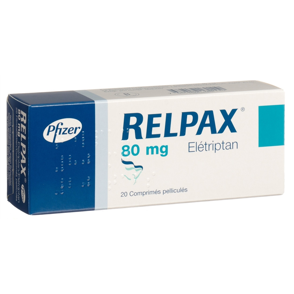 RELPAX cpr pell 80 mg 20 pce